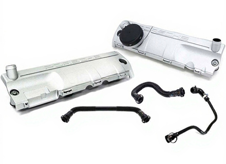 Kurbelgehäuseentlüftungskit für Porsche 957 Cayenne S / GTS 4.8L 2009-2010 - 94810723602, 94810723601, 94810723501, 94810524504, 94810724702, 94810724502